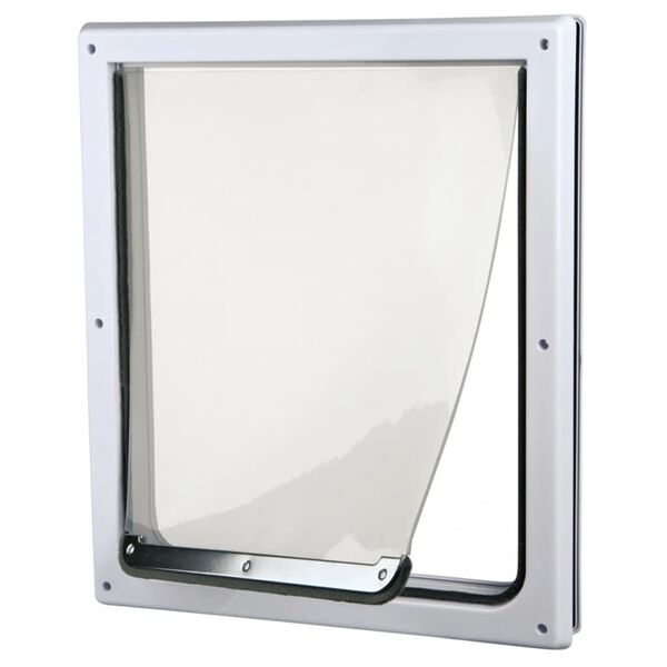 TRIXIE Portinhola p/ c&atilde;es 2 sentidos M-XL 39x45 cm branco