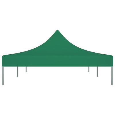 vidaXL Teto para tenda de festas 6x3 m 270 g/m² verde
