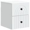 vidaXL Gabinete de Canto Montado na Parede Branco 33 x 34,5 x 40 cm