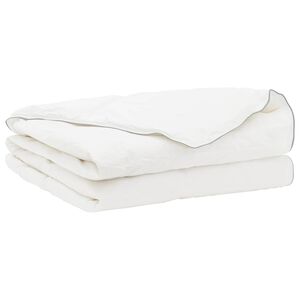 vidaXL Edred&atilde;o FULDA 220 x 240 cm Ver&atilde;o 100 GSM 90% Penas de Ganso