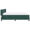 vidaXL Cama Box com colch&atilde;o Verde Escuro 200 x 180 cm Poli&eacute;ster
