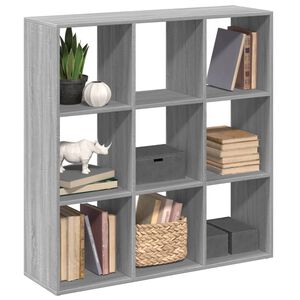 vidaXL Estante divis&oacute;ria 102x29x103,5 cm deriv. madeira cinza sonoma