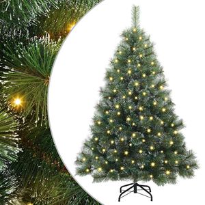 vidaXL &Aacute;rvore de Natal Artificial com 150 LEDs Verde 150 cm PE e PVC
