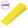 vidaXL Cunhas niveladoras de ladrilhos 500 pcs