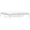 vidaXL Estrutura de cama 193x203 cm metal branco