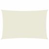 vidaXL Para-sol tecido oxford retangular 2x5 m creme