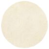 vidaXL Tapete shaggy de pelo alto NAVARRA 100x100 cm poli&eacute;ster creme