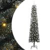 vidaXL &Aacute;rvore de Natal Artificial Verde 240 cm PVC, Pl&aacute;stico e A&ccedil;o