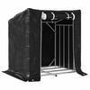vidaXL Rack de lenha tampa de chuva 100,5x80,5x110,5cm a&ccedil;o galvanizado