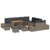 vidaXL Conjunto de Sof&aacute; de Jardim 14 unid. 13-N&uacute;mero de lugares