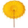 vidaXL Parasol Balin&ecirc;s Amarelo 215 x 215 x 260 cm
