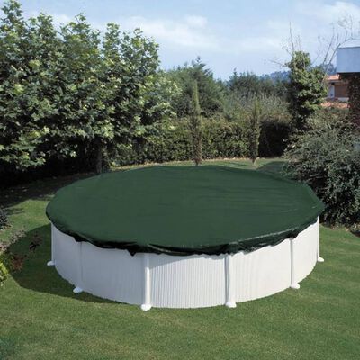 Summer Fun Cobertura de piscina redonda p/ inverno 250-300cm PVC verde
