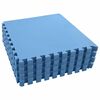 vidaXL Tapete de Fundo para Piscina 24 unid. Azul 8,64 ㎡ Espuma EVA