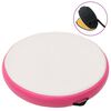 vidaXL Tapete de gin&aacute;stica insufl&aacute;vel com bomba 100x100x20 cm PVC rosa