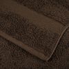 vidaXL Toalhas de m&atilde;os premium SOLUND 4pcs 50x100 cm 600 gsm castanho