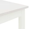 vidaXL Mesa de jantar Branco 140 x 80 x 75 cm