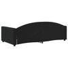 vidaXL Sof&aacute;-cama 100x200 cm veludo preto