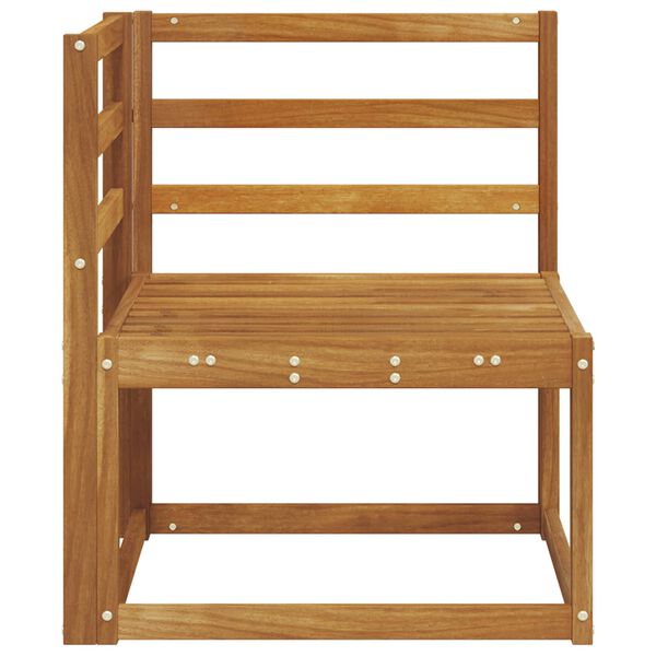 vidaXL Sof&aacute; de Canto Outdoor Madeira S&oacute;lida de Ac&aacute;cia Natural