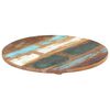 vidaXL Tampo de mesa redondo 40 cm 25-27 mm madeira recuperada maci&ccedil;a