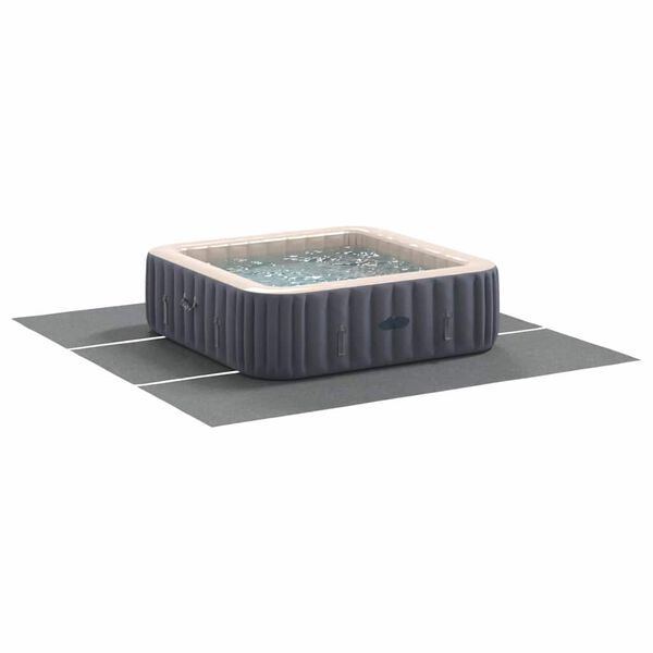 vidaXL Lona para Fundo de Piscina Cinzento-claro 396 x 396 cm