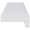 vidaXL Soleira de Janela Branco 80 x 15 x 4,5 cm PVC