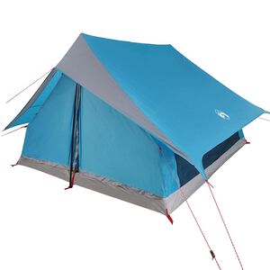 vidaXL Barraca Familiar com telhado Azul e Cinza 315 x 286 x 200 cm