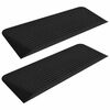 vidaXL Rampas de acesso 2 pcs 110x41x5 cm borracha