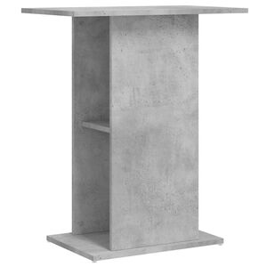 vidaXL Suporte para aqu&aacute;rio 60,5x36x72,5 cm, concreto, cinza, madeira projetada
