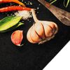vidaXL Tapete de cozinha lav&aacute;vel 60x300 cm veludo padr&atilde;o especiarias