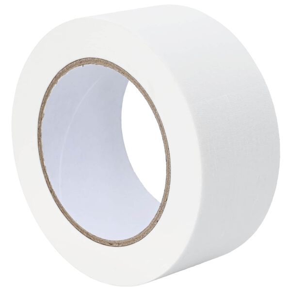 vidaXL Fitas de M&aacute;scara para Pintores 50 pcs Branco 50mm x 50m Papel