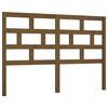 vidaXL Cabeceira de cama 156x4x100 cm pinho maci&ccedil;o castanho mel