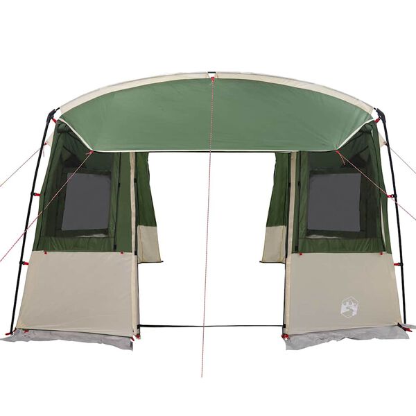 vidaXL Tenda de porta-malas para Caravana Verde 352 x 250 x 240 cm