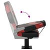 vidaXL 2 pcs conjunto assento de barco dobr&aacute;vel com encosto alto