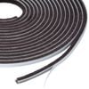 vidaXL Vedante de escova autocolante para porta 5 m PP Castanho