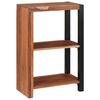 vidaXL Estante Castanho 50 x 30 x 75 cm Madeira S&oacute;lida de Ac&aacute;cia