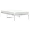 vidaXL Estrutura de cama 100x190 cm metal branco