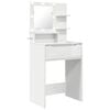 vidaXL Mesas de Maquiagem para Quarto Branco Brilhante