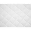 vidaXL Protetor de colch&atilde;o acolchoado 120x200 cm leve branco
