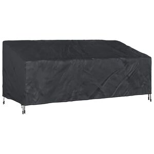 vidaXL Capa para banco de jardim 200 x 100 x 89 cm Tecido Oxford 600D