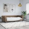 vidaXL Sof&aacute;-cama 100x200 cm couro artificial cappuccino
