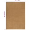 vidaXL Tapete retangular 200x300 cm juta