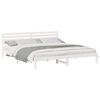 vidaXL Estrutura da Cama com cabeceira Branco 180 x 210 cm