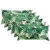vidaXL Capa almofada 6 pcs HEERLEN Padr&atilde;o de Folhas 40 x 70 cm