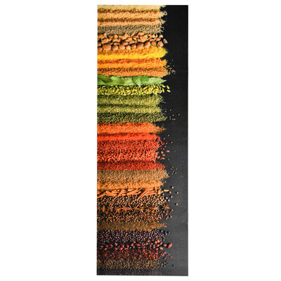 vidaXL Tapete de cozinha lavável com design Spice 60x300 cm