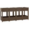 vidaXL Canteiro elevado 160x40x71 cm polipropileno