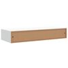 vidaXL Prateleiras de parede com gavetas 2pcs MDF 60x23,5x10 cm branco