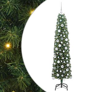 vidaXL &Aacute;rvore de Natal Artificial Verde 180 cm PVC e A&ccedil;o e Pl&aacute;stico