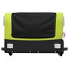 vidaXL Reboque para bicicleta 45 kg ferro preto e verde