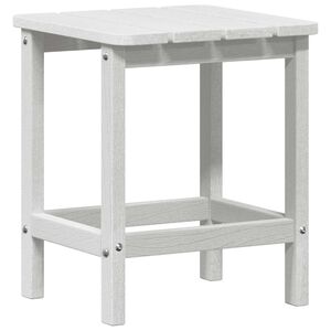 vidaXL Mesa Lateral Branco 38 x 38 x 46 cm Polietileno