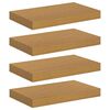vidaXL Prateleira de Parede 4 unid. Bege 40 x 23,5 x 3,8 cm